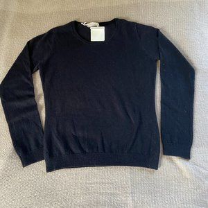 Cashmere Crew Neck Black Sweater